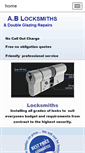 Mobile Screenshot of ab-locksmiths.co.uk