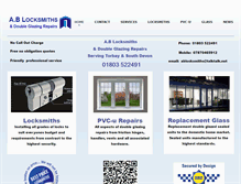 Tablet Screenshot of ab-locksmiths.co.uk